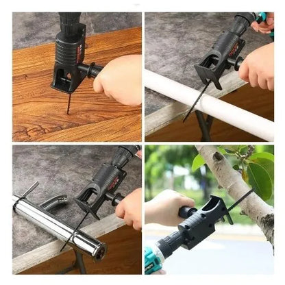 Adaptateur de perceuse - تحويل المثقاب الإلكتروني إلى منشار