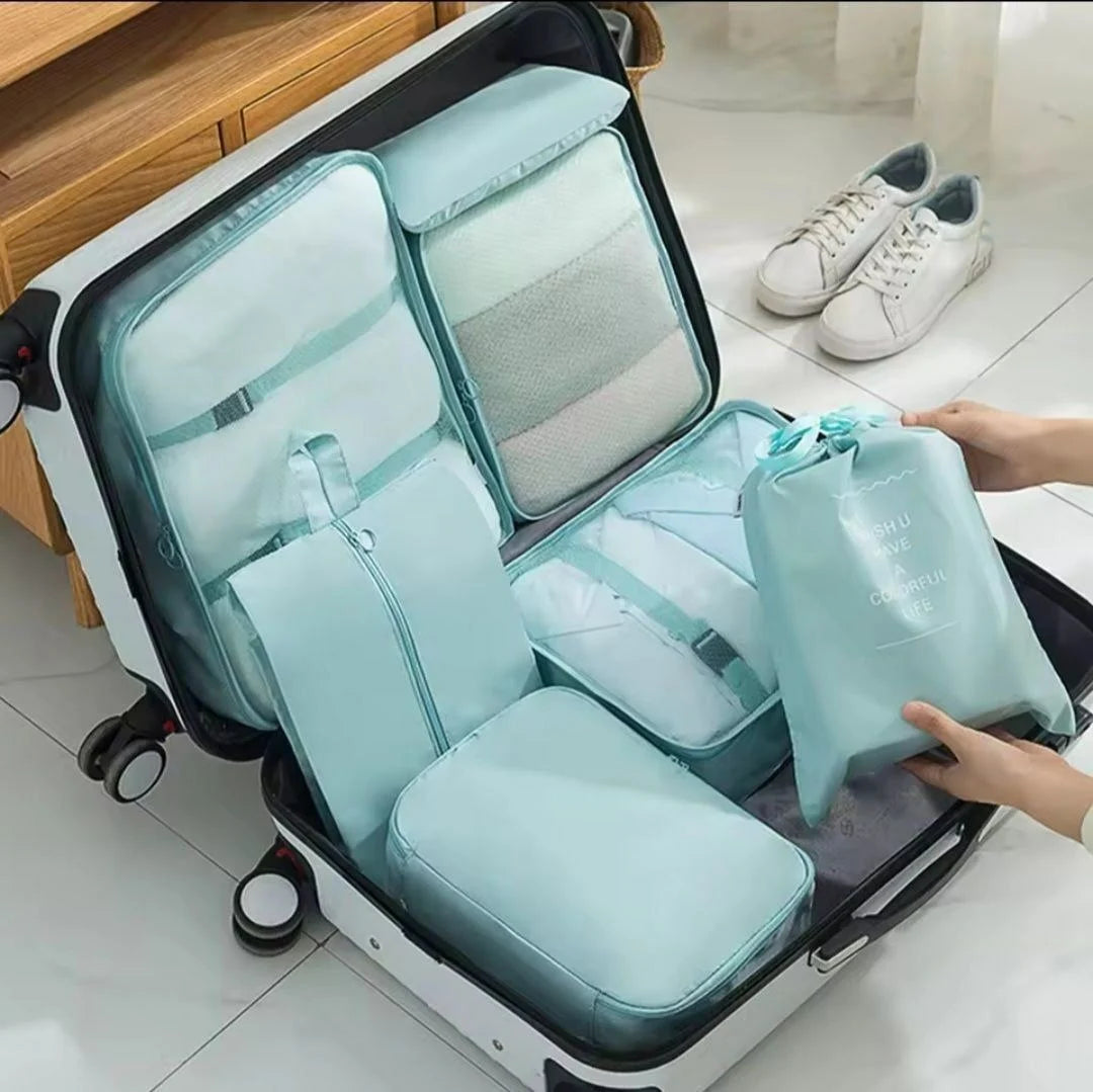 مجموعة حقائب منظمات السفر - Kit Organisateur de Voyage